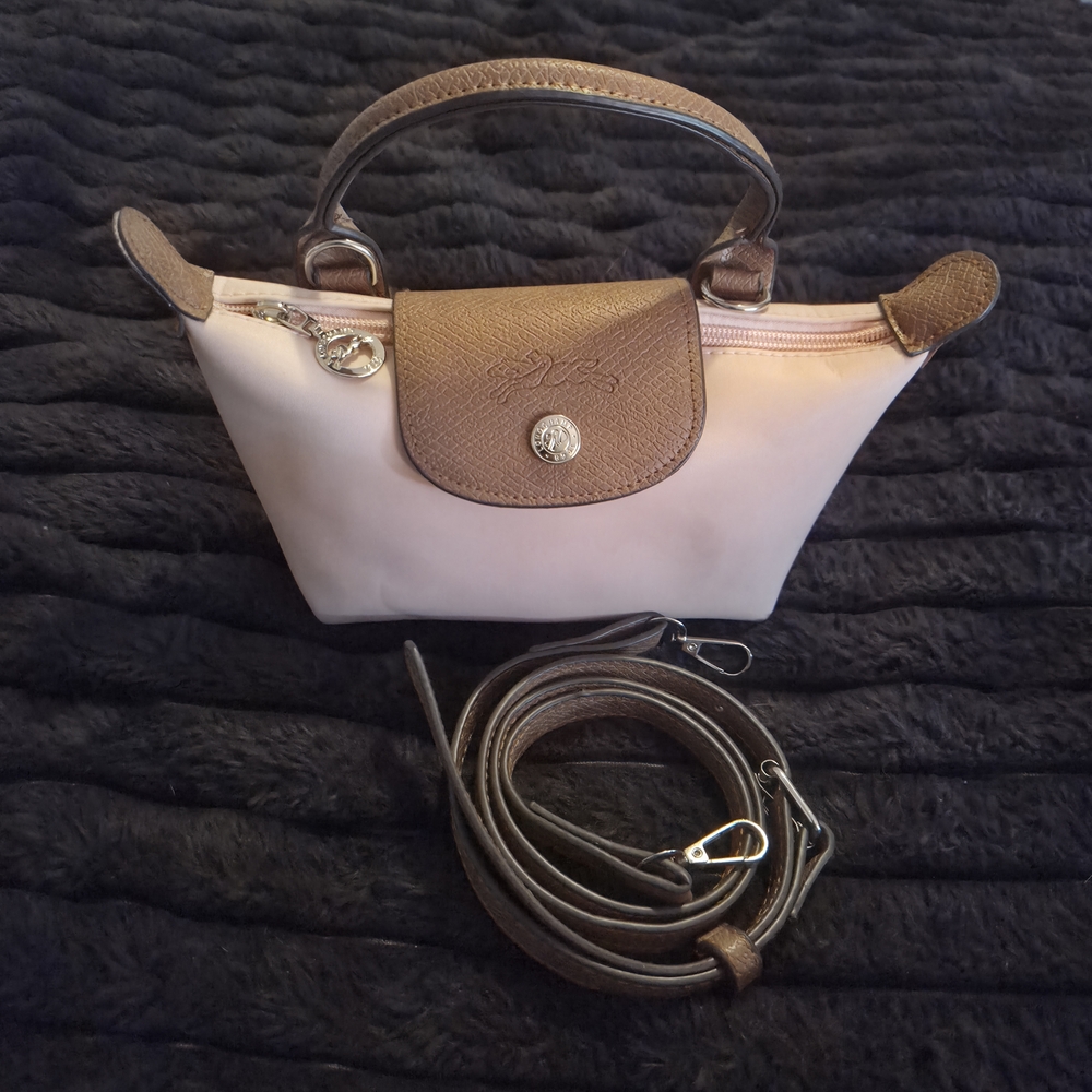 Elegant Pink and Brown Women's Handbag